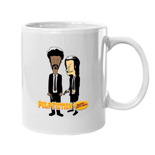 Pulp Fiction Beavis And Butthead Coffee Mug