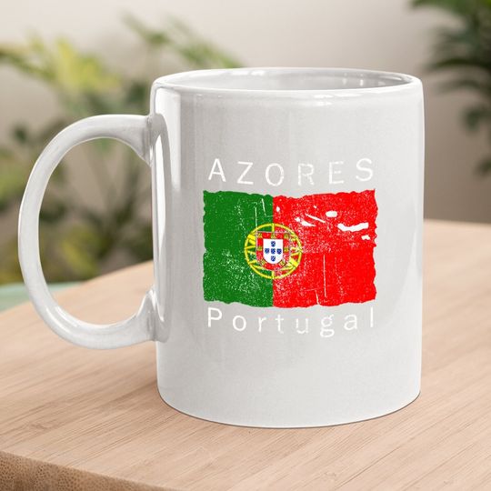 Azores Islands Portuguese Flag Coffee Mug I Love Portugal Coffee Mug