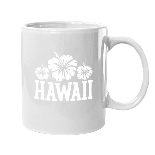 Hawaii Hawaiian Aloha Tropical Flower Summer Coffee Mug