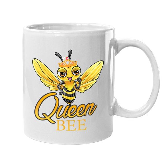 Queen Bee Crown Cute Honey Bee Hive Gift Beekeeping Mug