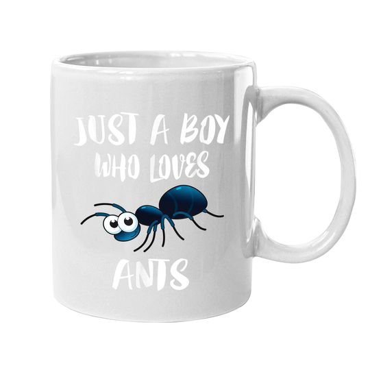 Just A Boy Who Loves Ants Animal Coffee Mug