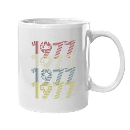 44 Year Old Birthday Gift Mug 1977 Birthday Coffee Mug Vintage Coffee Mug