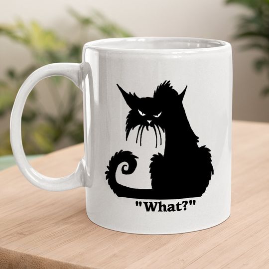 Cat What Coffee Mug