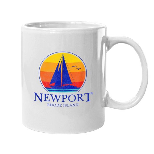 Vintage Newport Rhode Island Sailing Coffee Mug