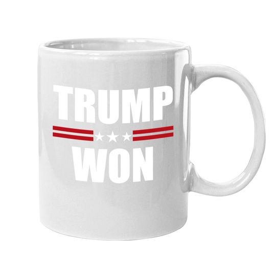 Trump Won Conservative Republican Coffee Mug