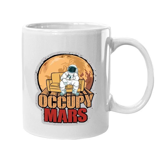 Elon Musk Occupy Mars Coffee Mug