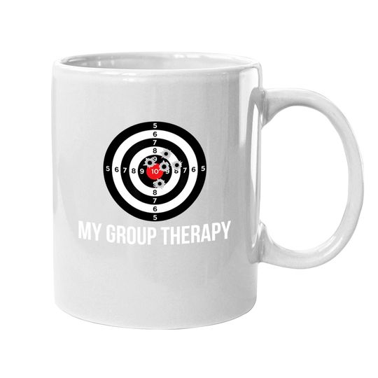 Gun Group Therapy Shooting Range Coffee Mug