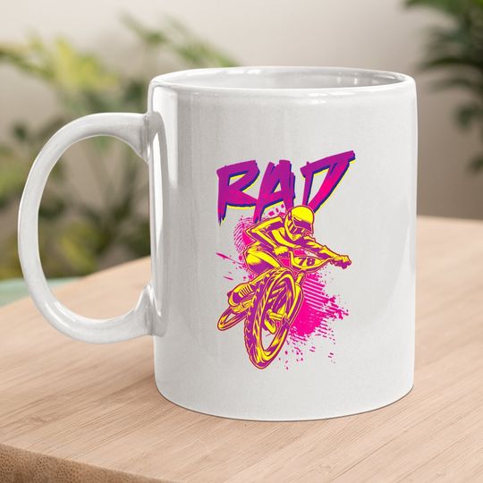 Rad Bmx 80s Coffee Mug