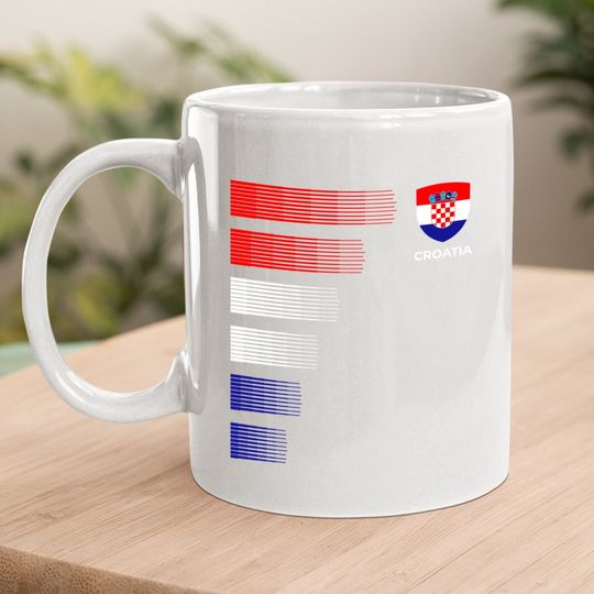 Croatia Football Jersey Coffee Mug