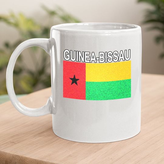 Guinea-bissau Flag Artistic Design Coffee Mug