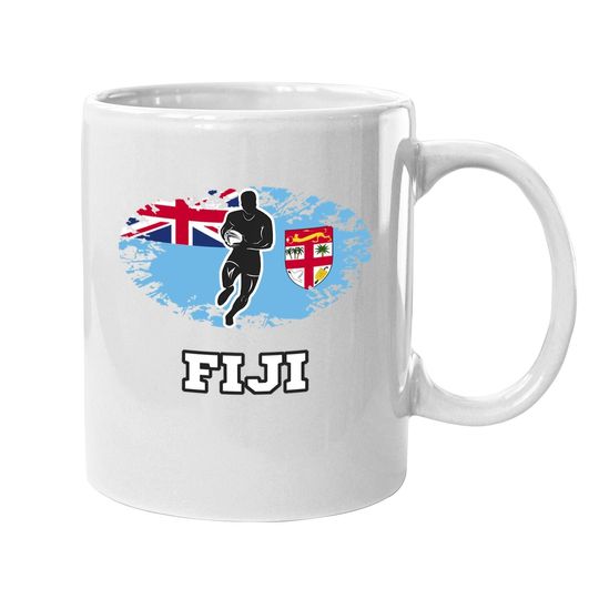 Fiji Flag Rugby Team Coffee Mug