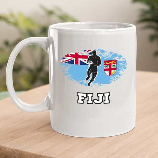 Fiji Flag Rugby Team Coffee Mug