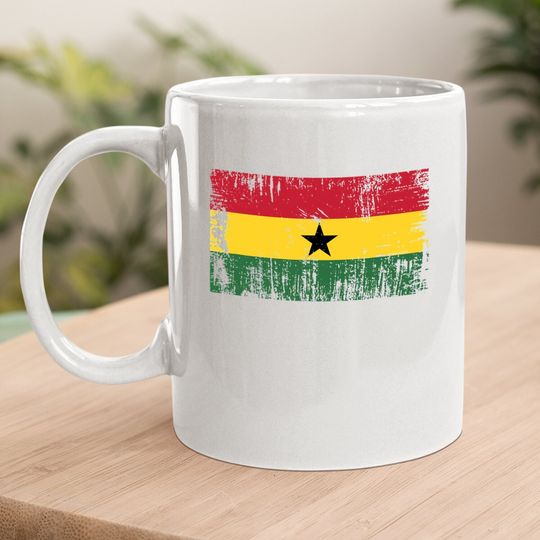 Ghana Ghanaian Flag Gift Football Coffee Mug