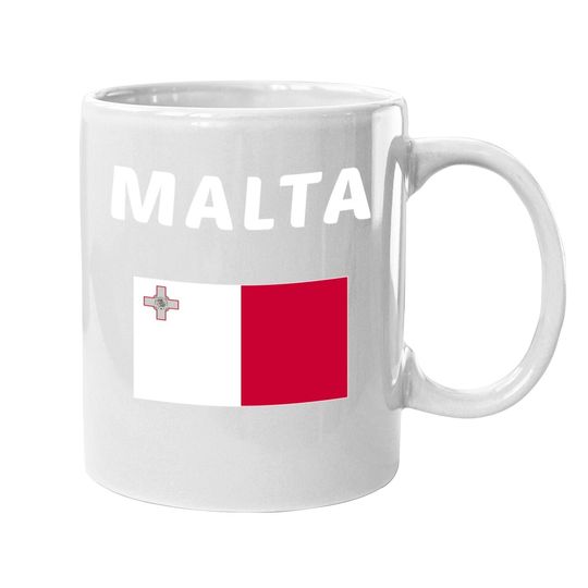 Malta Flag Souvenir Gift Maltese Coffee Mug