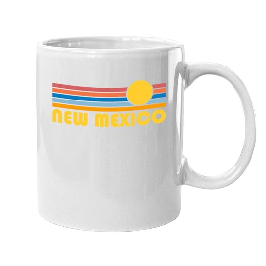 New Mexico Retro Sunset Coffee Mug