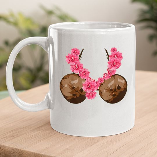Hawaiian Coconut Bra Coffee Mug