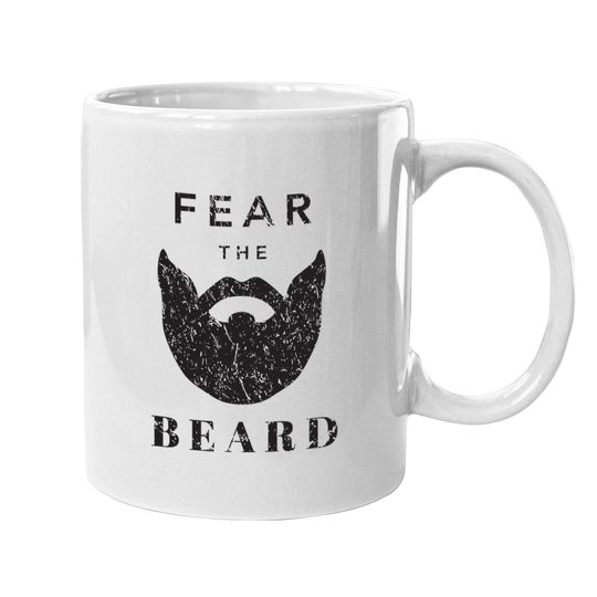 Fear The Beard Vintage Design Coffee Mug