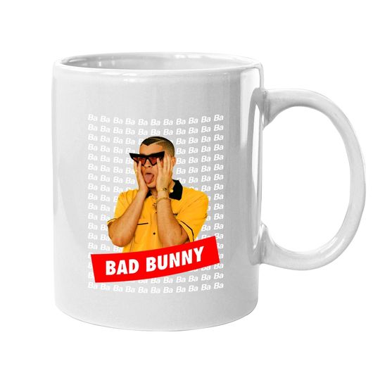 Acid Lemon Bad Bunny Merch Bad Bunny Coffee Mug Black