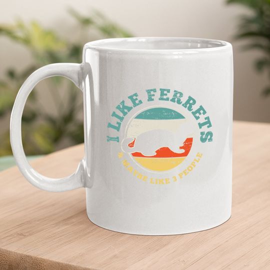 Ferret Vintage Coffee Mug