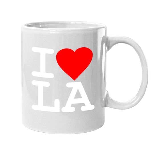 I Love La Los Angeles Coffee Mug