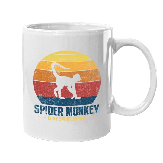 Spider Monkey Vintage Coffee Mug