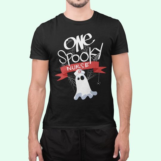 One Spooky Nurse Halloween Witch Ghost Shirt