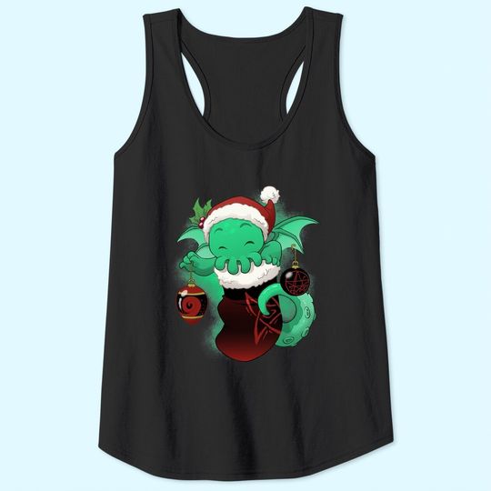 Stocking Stuffers Cthulhu Christmas Tank Tops