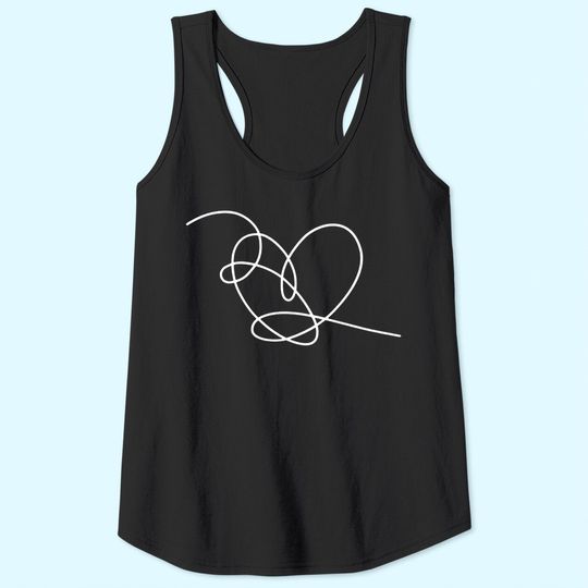 Discover Love YourSelf Heart Tank Tops