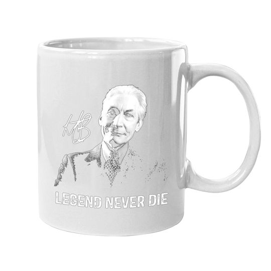 Legends Never Die Charlie Watts Signature Mugs