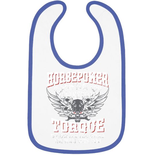 Mechanic Baby Bib Horsepower Torque Funny Baby Bib
