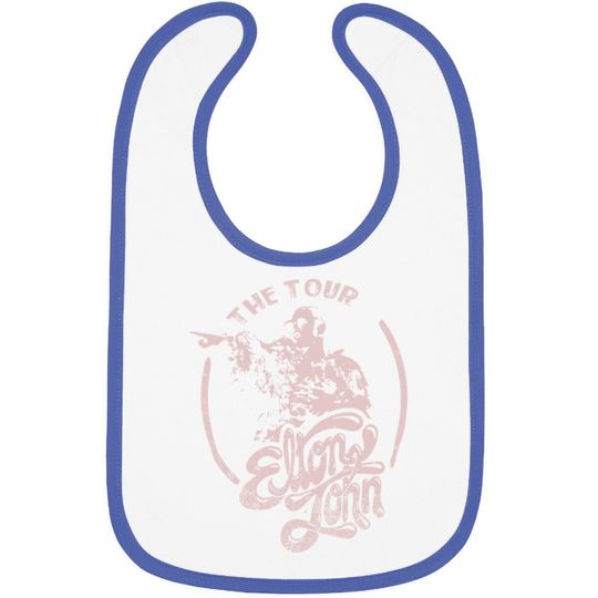 Graphic Cartoon Peanuts Play Piano Rocketman Elton Idol John Baby Bib