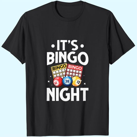 Bingo Design For Men Women Bingo Lovers Casino Gambling T Shirt