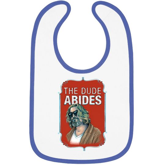 The Big Lebowski The Dude Abides Baby Bib