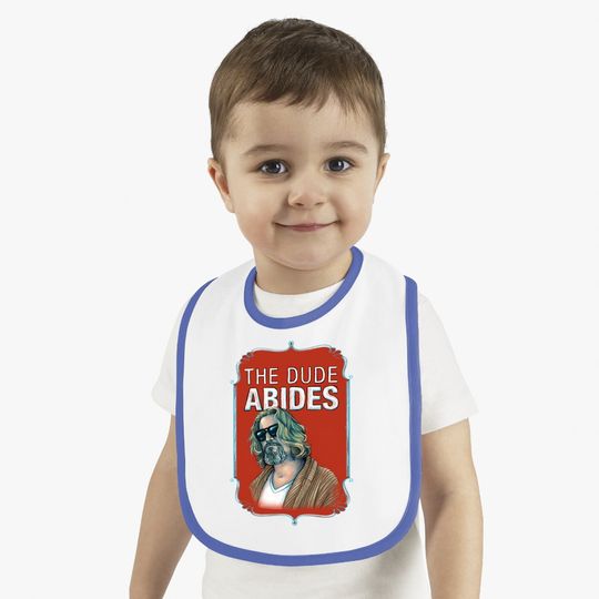The Big Lebowski The Dude Abides Baby Bib