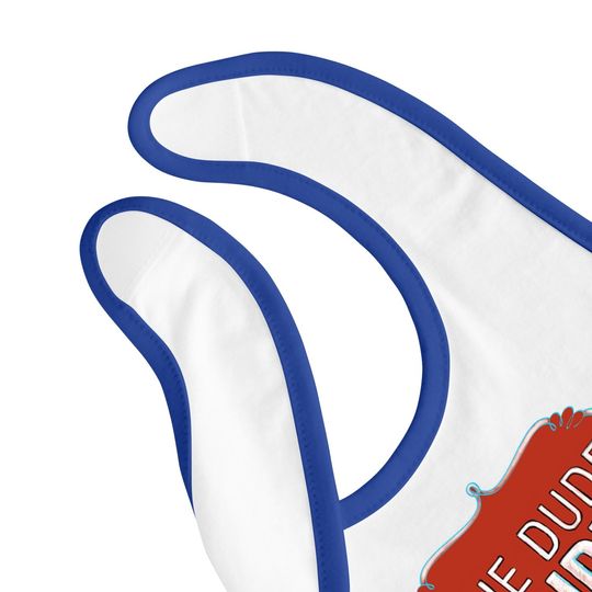 The Big Lebowski The Dude Abides Baby Bib