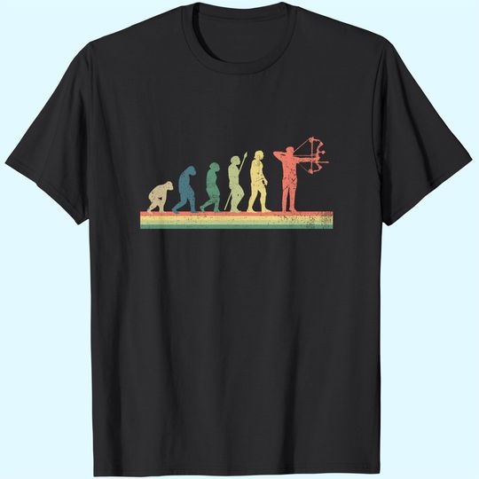 Archery Archer Evolution Retro Gift T-Shirt