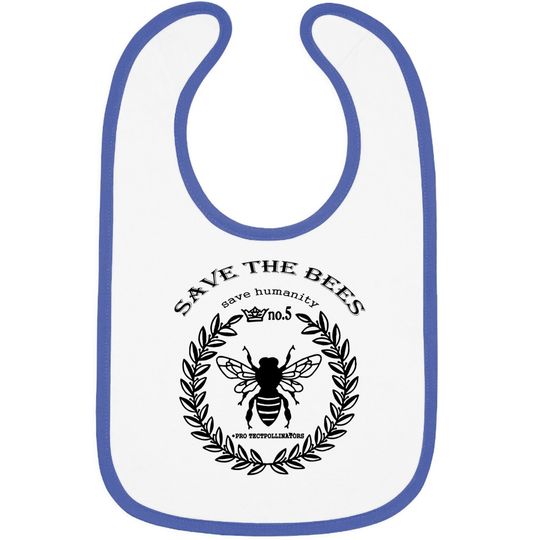 Save The Bees Baby Bib Beekeeper Bib For Letter Print Environment Baby Bib Summer Casual Beekeeping Tops