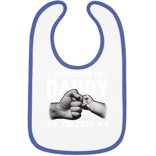 Discover Expecting New Dad Gift Soon To Be Promoted To Daddy 2020 Baby Bib
