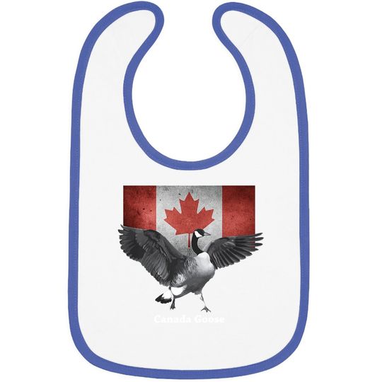 Proud Canadian Flag Canada Goose Baby Bib