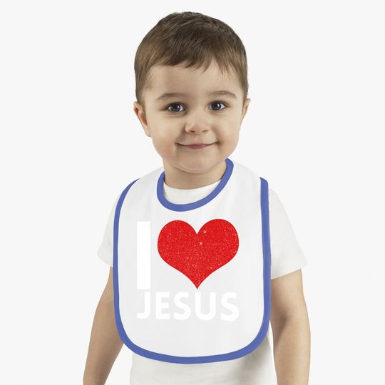 I Love Jesus Baby Bib
