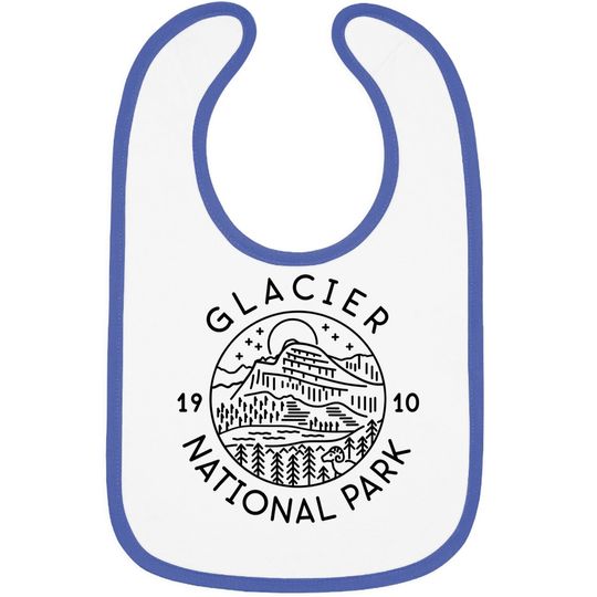 Glacier National Park 1910 Montana Baby Bib