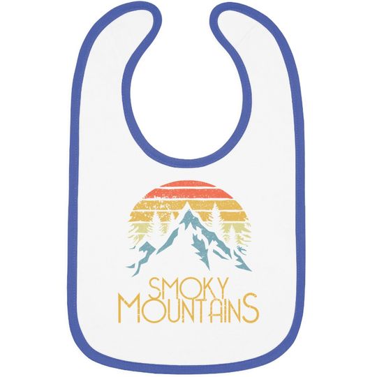 Vintage Great Smoky Mountains National Park Gsmnp Baby Bib