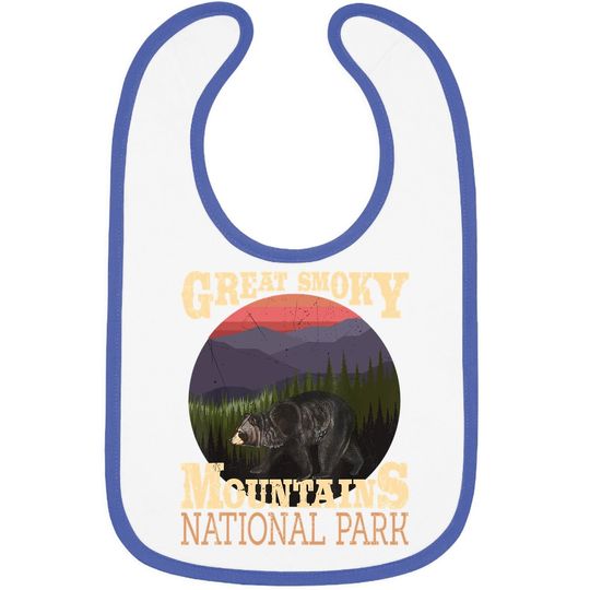 Great Smoky Mountains National Park - Hiking & Camping Baby Bib