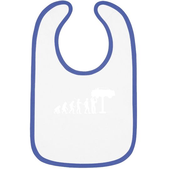 Evolution Mechanic Funny Baby Bib Automotive Technician Gift