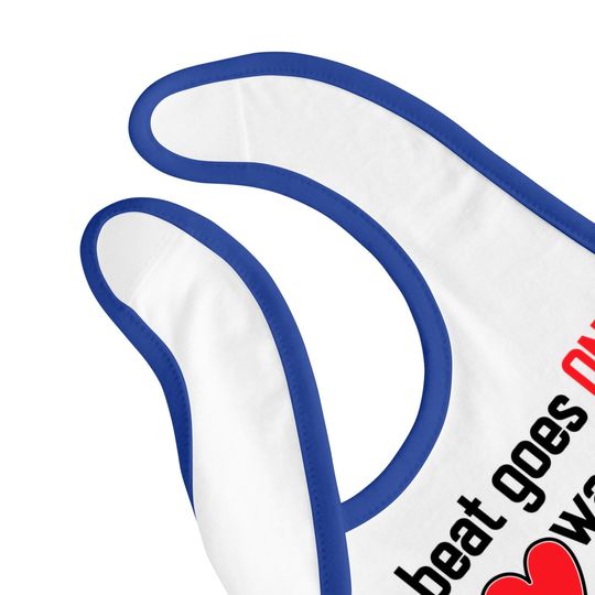 Post Heart Surgery Baby Bib Open Heart Warrior
