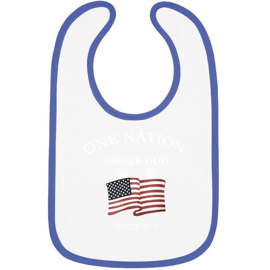 One Nation Under God Since 1776, Since 1776 Veteran Baby Bib Baby Bib