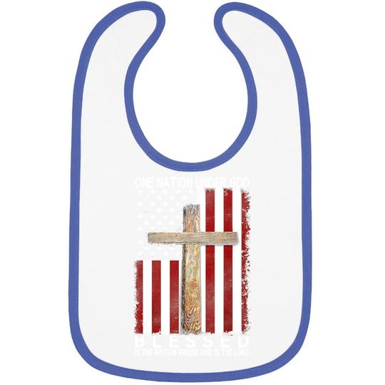 One Nation Under God Christian Jesus Baby Bib