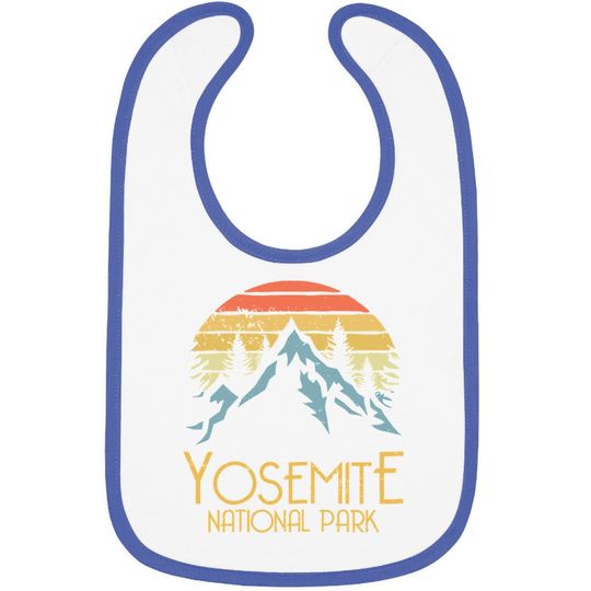 Vintage Yosemite National Park California Baby Bib