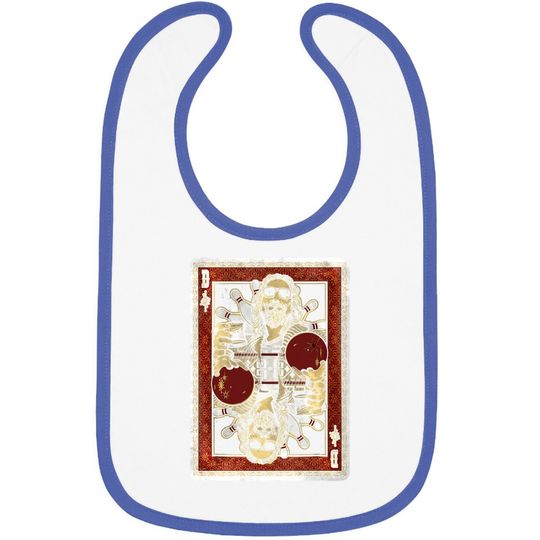 The Big Lebowski The Dude Abides Playing Card Baby Bib