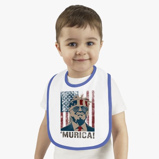 Trump 2021 Murica 2021 Election Baby Bib